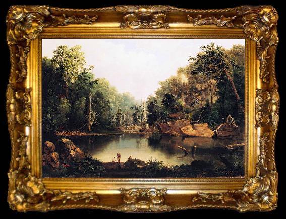 framed  Robert S.Duncanson Little Miami River, ta009-2